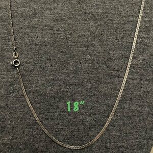 Daniel Vior Herringbone Sterling Silver Necklace